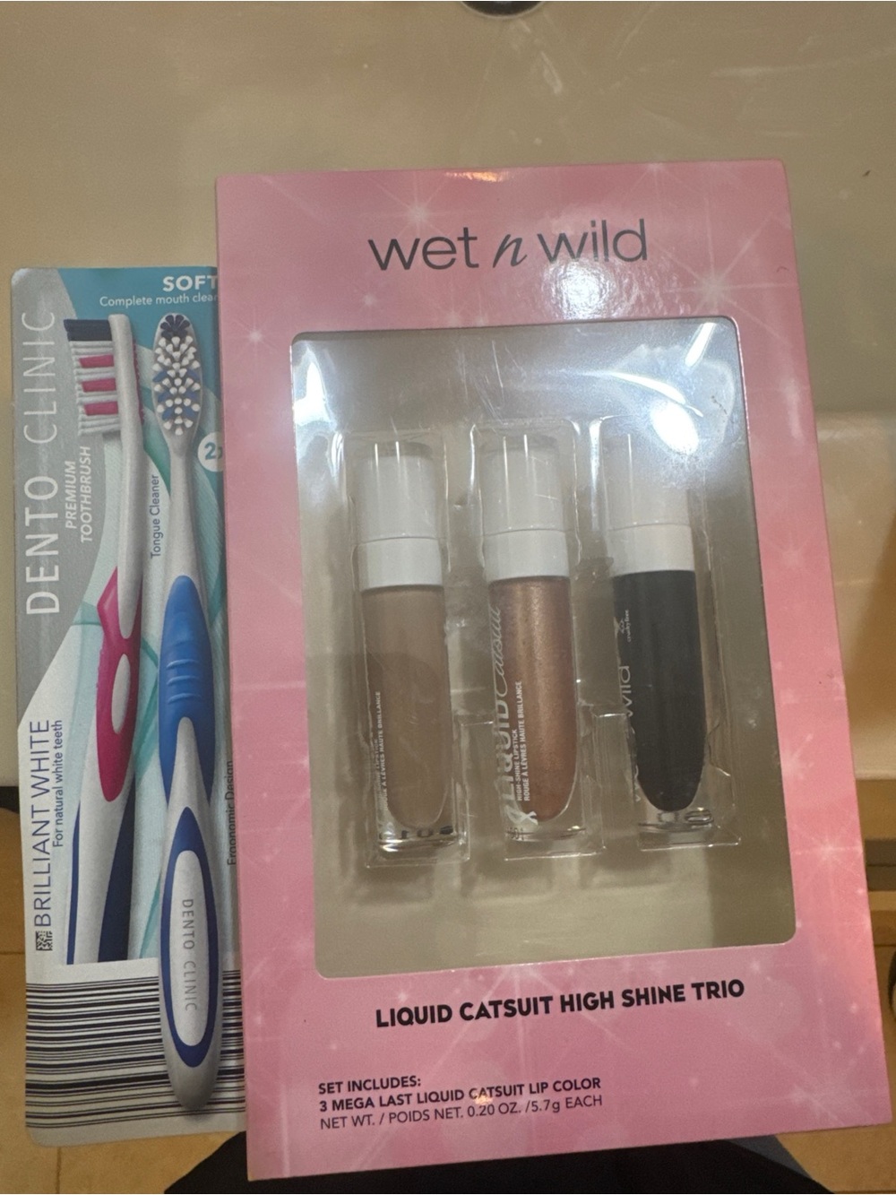 wet n wild Liquid Catsuit High Shine Trio - Gold, Bronze, Black,